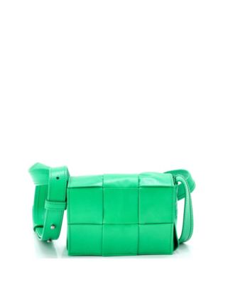Candy Cassette Crossbody Bag Maxi Intrecciato Leather