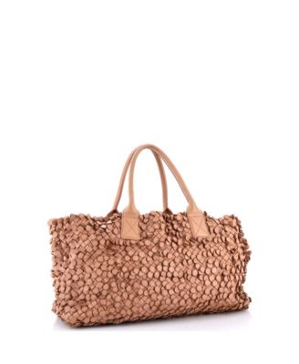 Large Poussin Paillettes Cabat Handbag Intrecciato Nappa