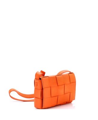 Small Cassette Crossbody Bag Maxi Intrecciato Leather