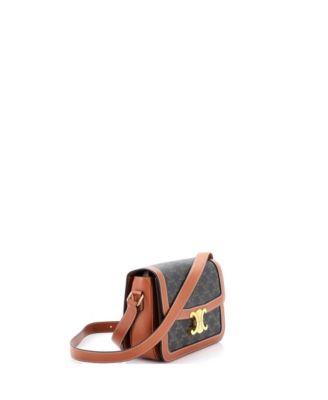 Medium Triomphe Shoulder Bag Triomphe Coated Canvas