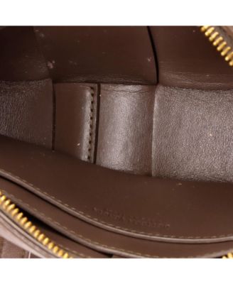 Mini Cassette Zip Phone Crossbody Bag Maxi Intrecciato Leather