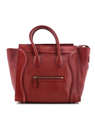 Medium Luggage Bag Smooth Leather