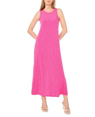 Women's Sleeveless Keyhole Maxi Dress