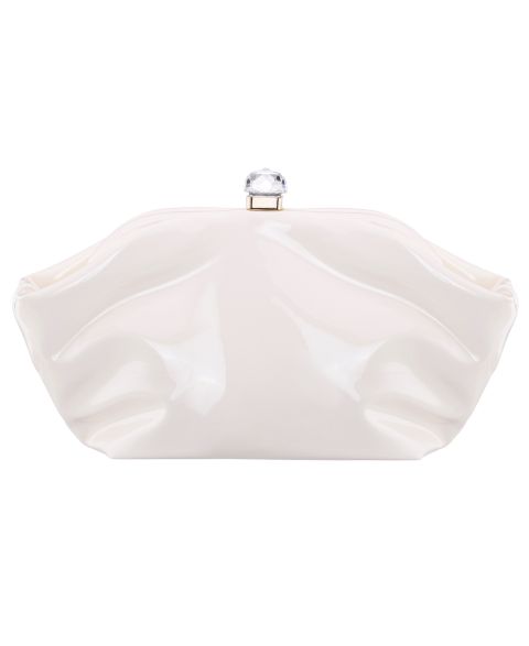 Женский клатч Nina Lyric Soft Metallic Small Clutch Handbag, цвет: Экрю