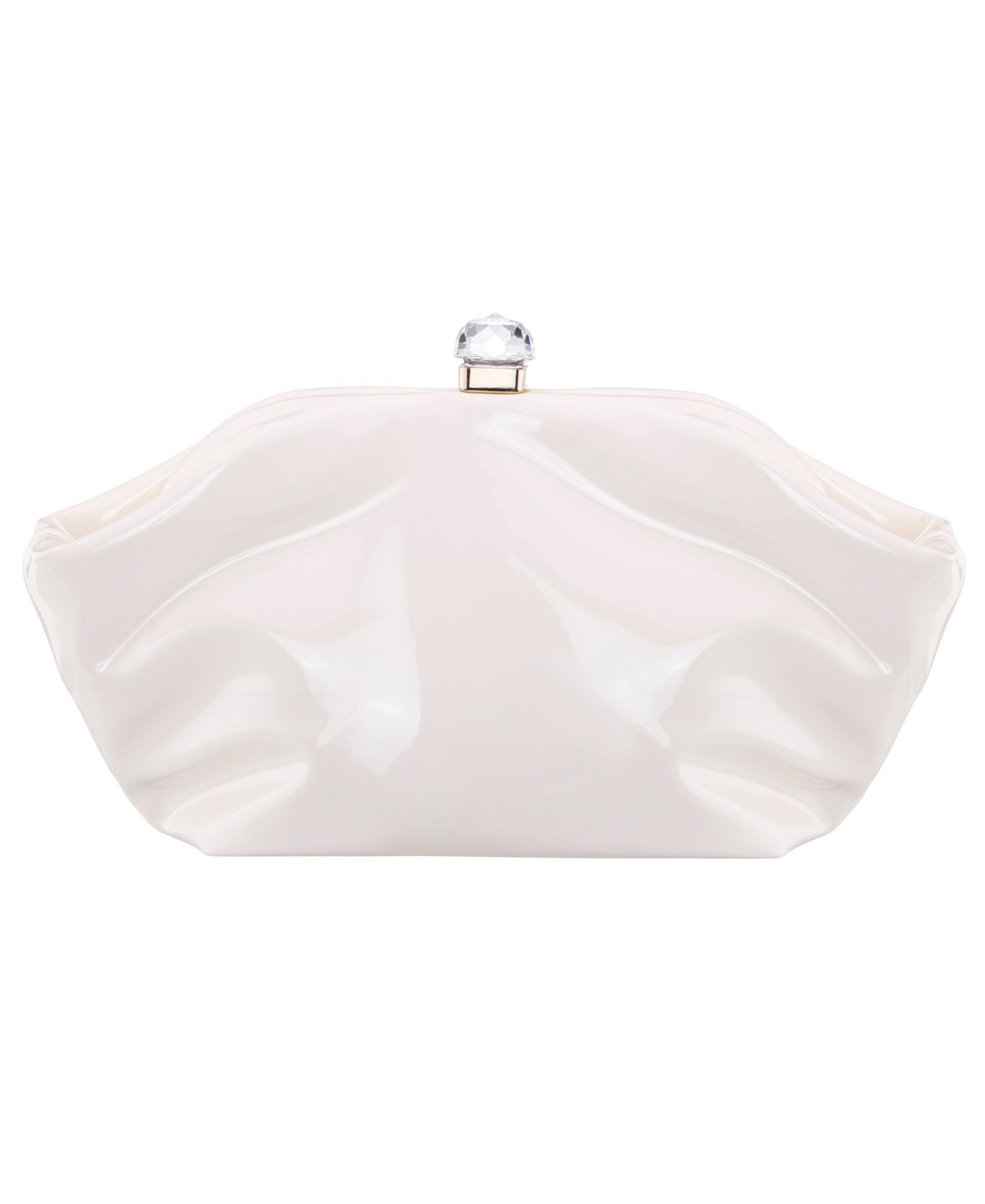 Lyric Soft Metallic Small Clutch Handbag