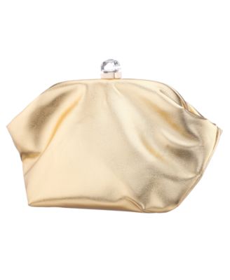 Lyric Soft Metallic Small Clutch Handbag