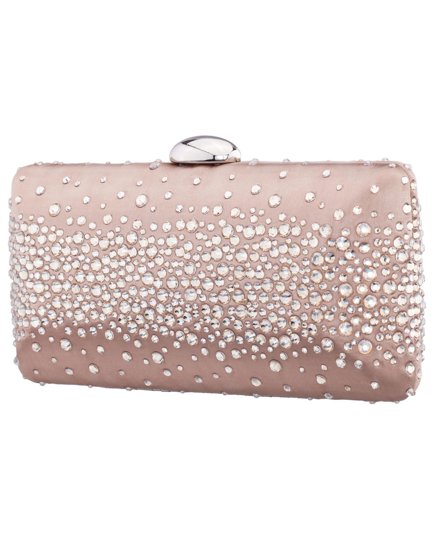 Женский клатч Nina Crystal Scatter Pattern Minaudiere Small Clutch Handbag, цвет: Медовый — фото 3