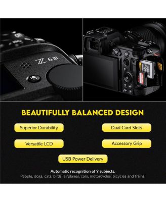 Z6III Mirrorless Camera with FTZ II Adapter
