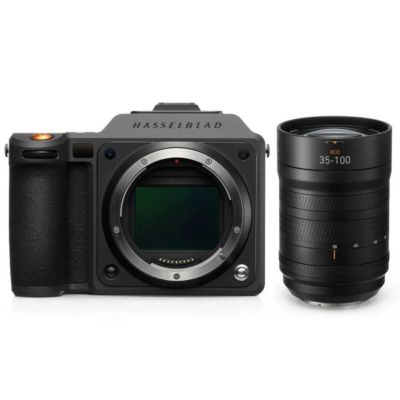 X2D II 100C Medium Format Mirrorless Camera + Hasselblad XCD 35-100mm f/2.8-4 E Lens