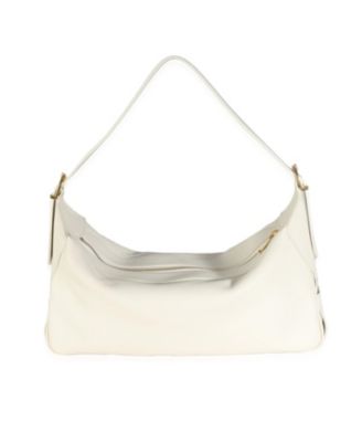 White Supple Calfskin Medium Romy