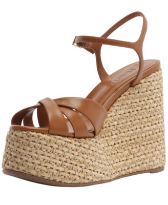 Women's Keefa Round Toe Wedge Sandals