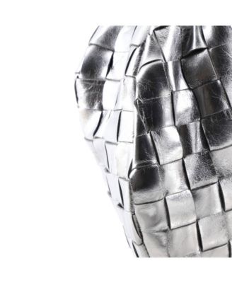 Mini BV Jodie Hobo Metallic Intrecciato Nappa