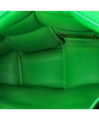 Cassette Chain Crossbody Bag Padded Maxi Intrecciato Leather