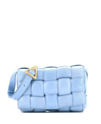 Cassette Crossbody Bag Padded Maxi Intrecciato Leather