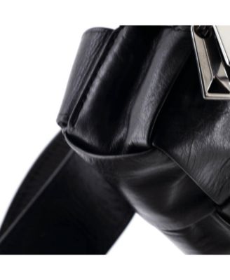 Cassette Sling Crossbody Bag Maxi Intrecciato Leather