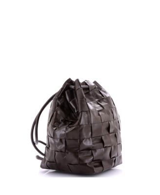 Small Cassette Sailor Backpack Maxi Intrecciato Leather