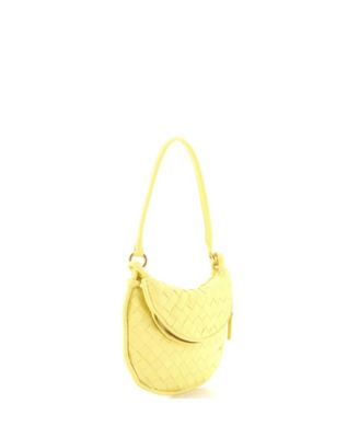 Small Gemelli Shoulder Bag Intrecciato Leather