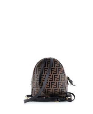 Mini By The Way Backpack Zucca Embossed Leather