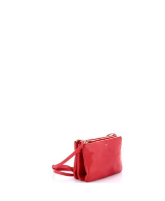 Small Trio Crossbody Bag Leather