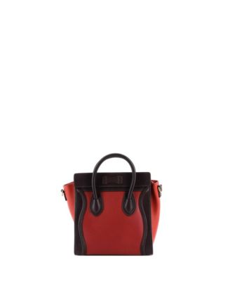 Nano Tricolor Luggage Bag Leather