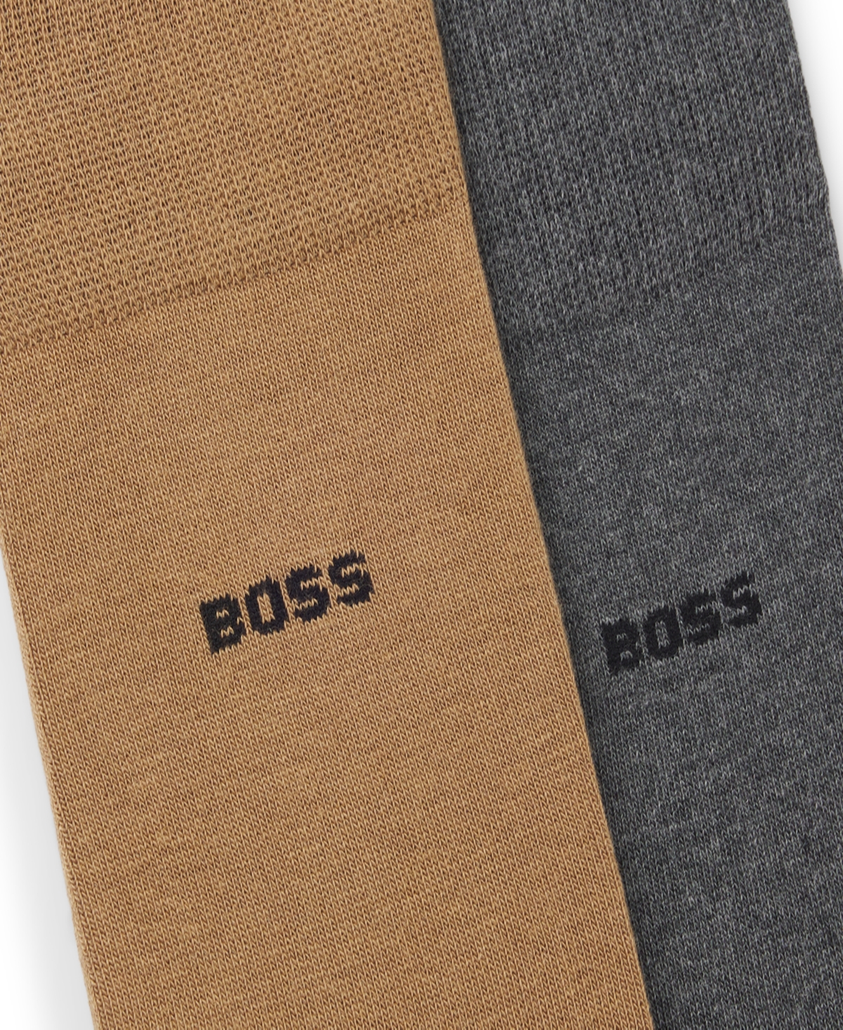 Boss by Hugo Boss Men's Crew Solid Socks, 2-Pack