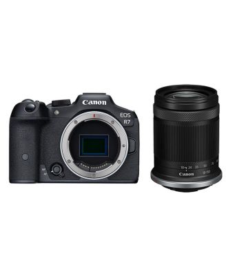 EOS R7 Mirrorless Camera with RF-S 18-150mm f/3.5-6.3 IS STM Lens, Bundle with Essentials Filter Kit, 64GB Memory Card, Extra Battery and