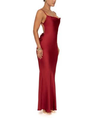 Women's Down The Aisle Satin Gown