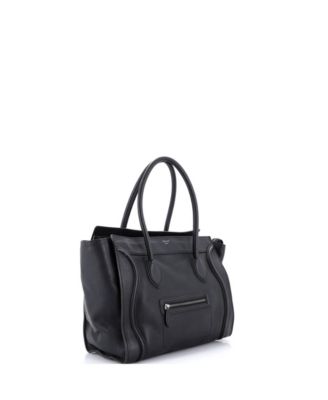 Shoulder Luggage Bag Leather