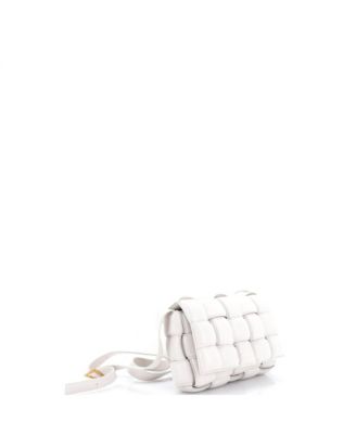 Cassette Crossbody Bag Padded Maxi Intrecciato Leather