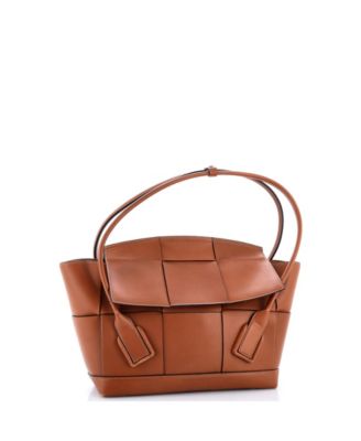 Medium Arco Bag Maxi Intrecciato Leather