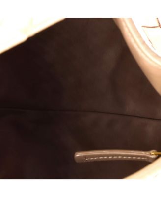 Small Hop Hobo Intrecciato Leather