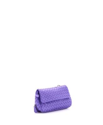 Small Expandable Chain Crossbody Bag Intrecciato Nappa