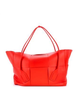 Maxi Arco Bag Intrecciato Leather