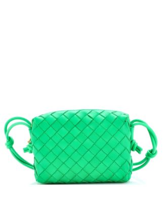 Mini Loop Crossbody Bag Intrecciato Nappa