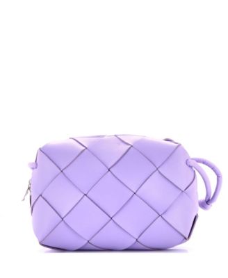 Small Cassette Camera Crossbody Bag Maxi Intrecciato Leather