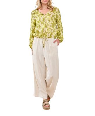 Women's Flowy Long-Sleeve Novelty Top