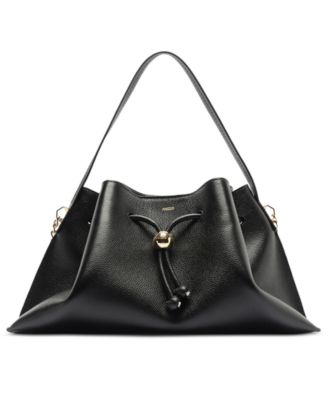 Alba Snap Button Small Shoulder Bag