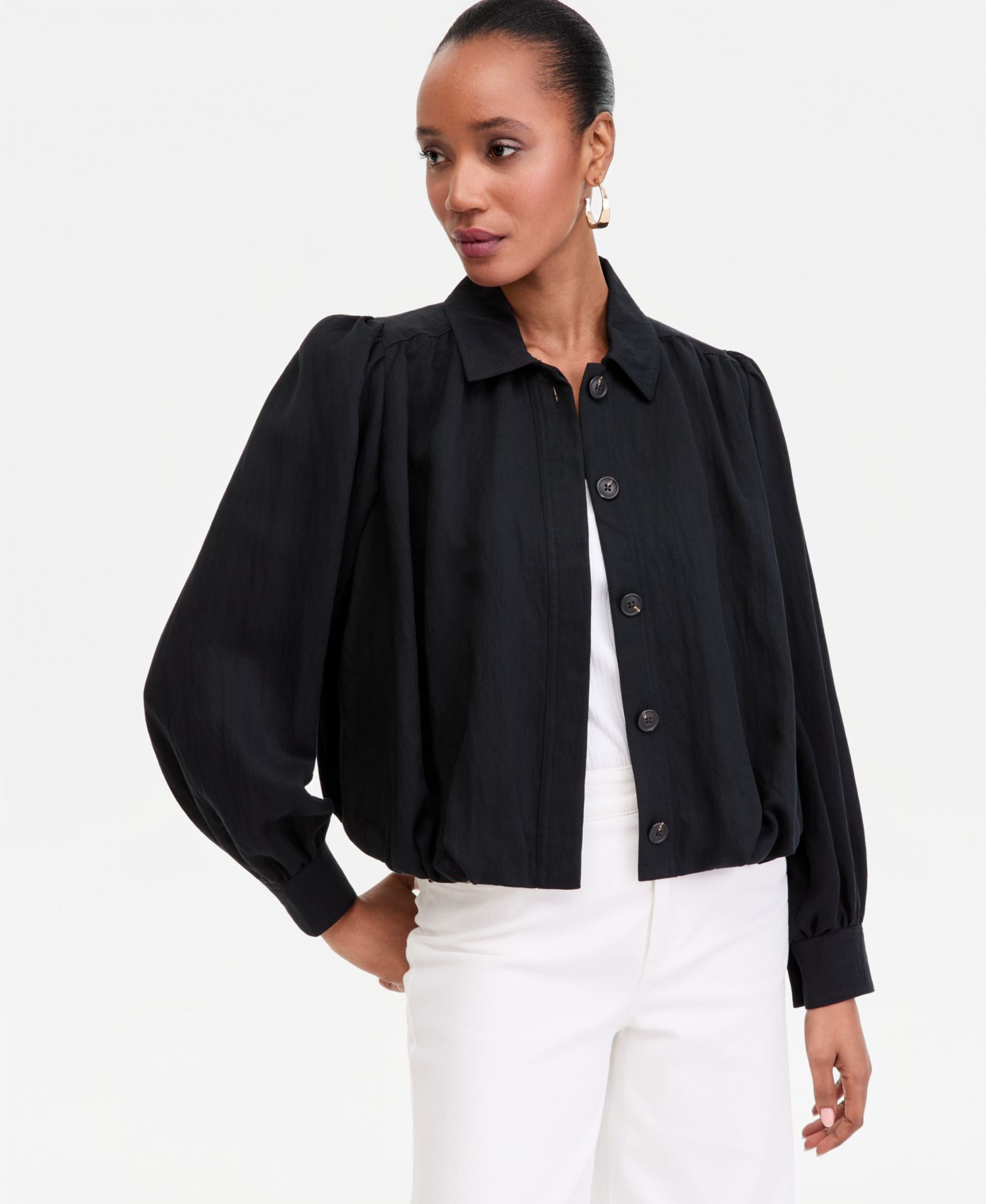 Women's Cropped Bubble Jacket