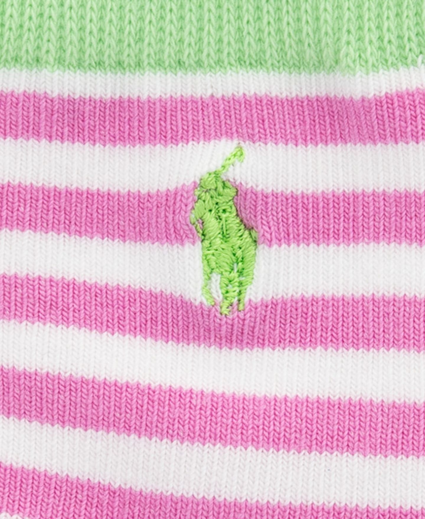 Носки Classic, средней высоты, 3 шт. — Polo Ralph Lauren, цвет: Белый / Розовый — фото 3