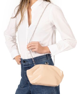 Lyric Soft Metallic Small Clutch Handbag