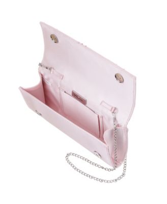 Unique Chiffon Twist Crystal Small Clutch Handbag