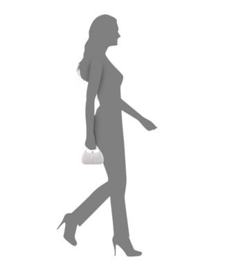 Straw Minaudiere Mini Clutch Handbag