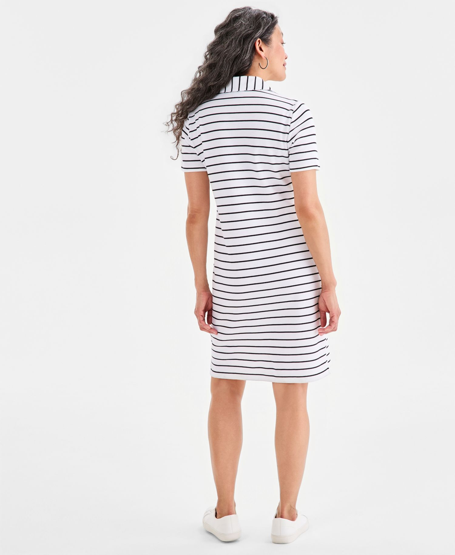 Women's Striped Polo Dress