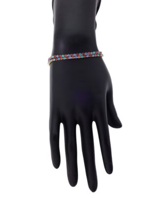 Minnie Mouse Multi Color Crystal Double Strand Bracelet