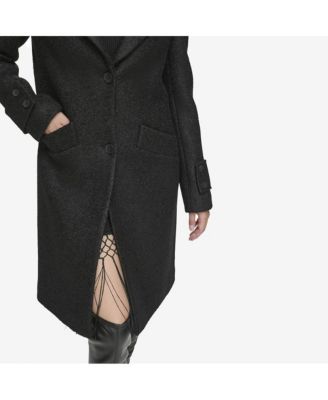 Women's Regine SB soft wool boucle coat