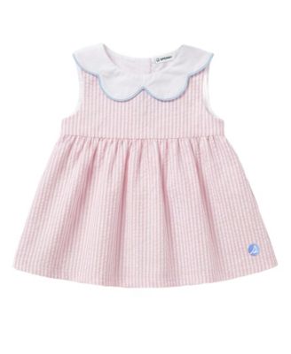 Baby Girls' Striped Dress, Bloomers and Hat, 3-Piece Set