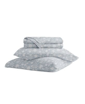 Long Staple 300-Thread Count Cotton Pattern 4-Pc. Sheet Set, Queen