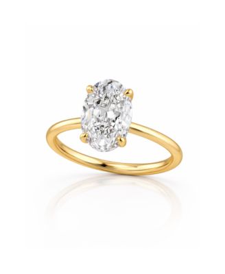 The Elena Oval Solitaire Ring