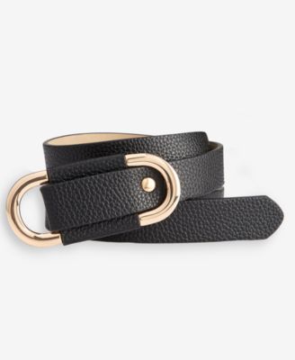 Pull-Through Skinny Belt
