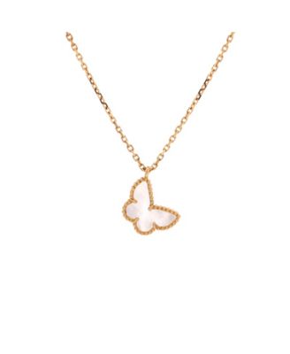 Sweet Alhambra Butterfly Pendant Necklace